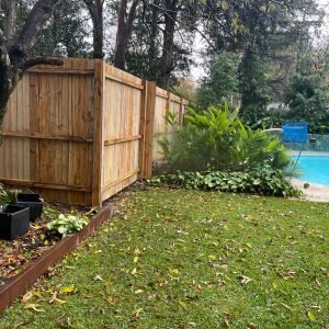 TIMBER PALING FENCE 34